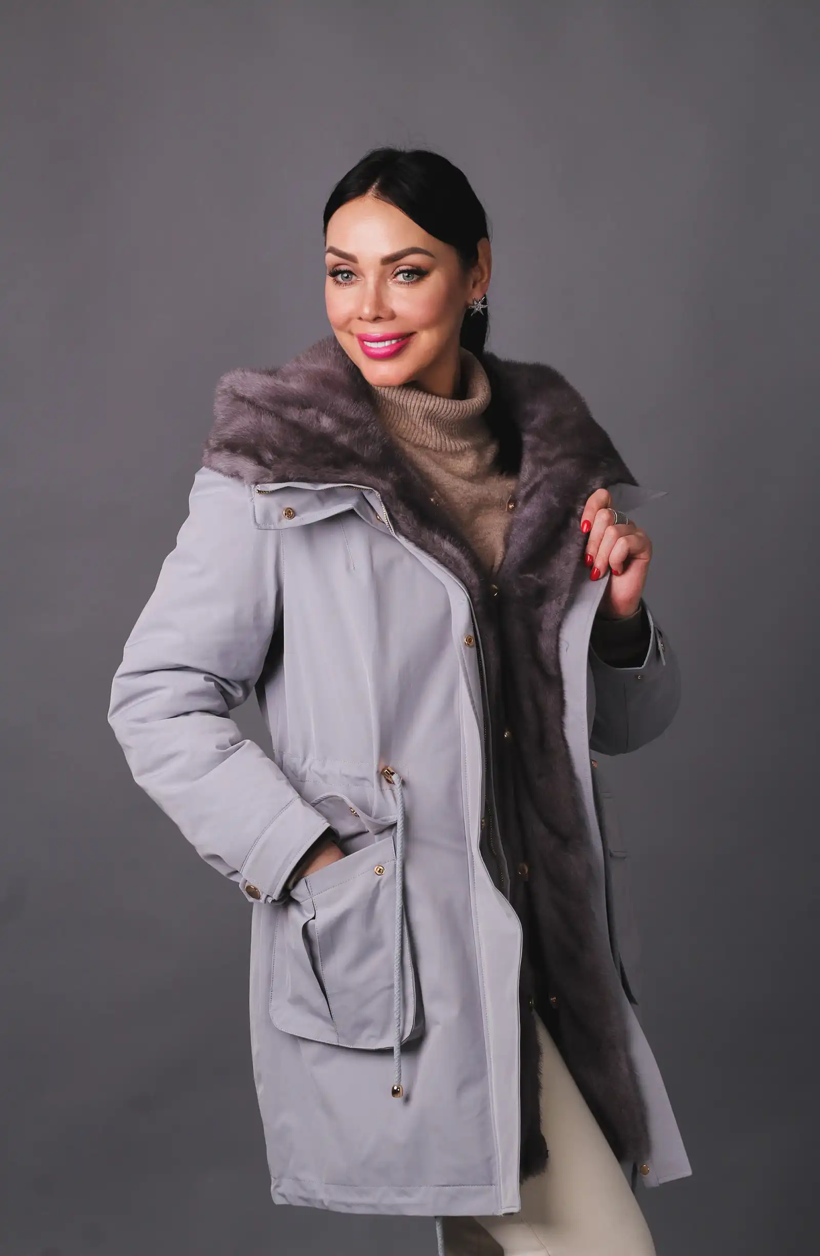 Парка с мехом норки KELLY