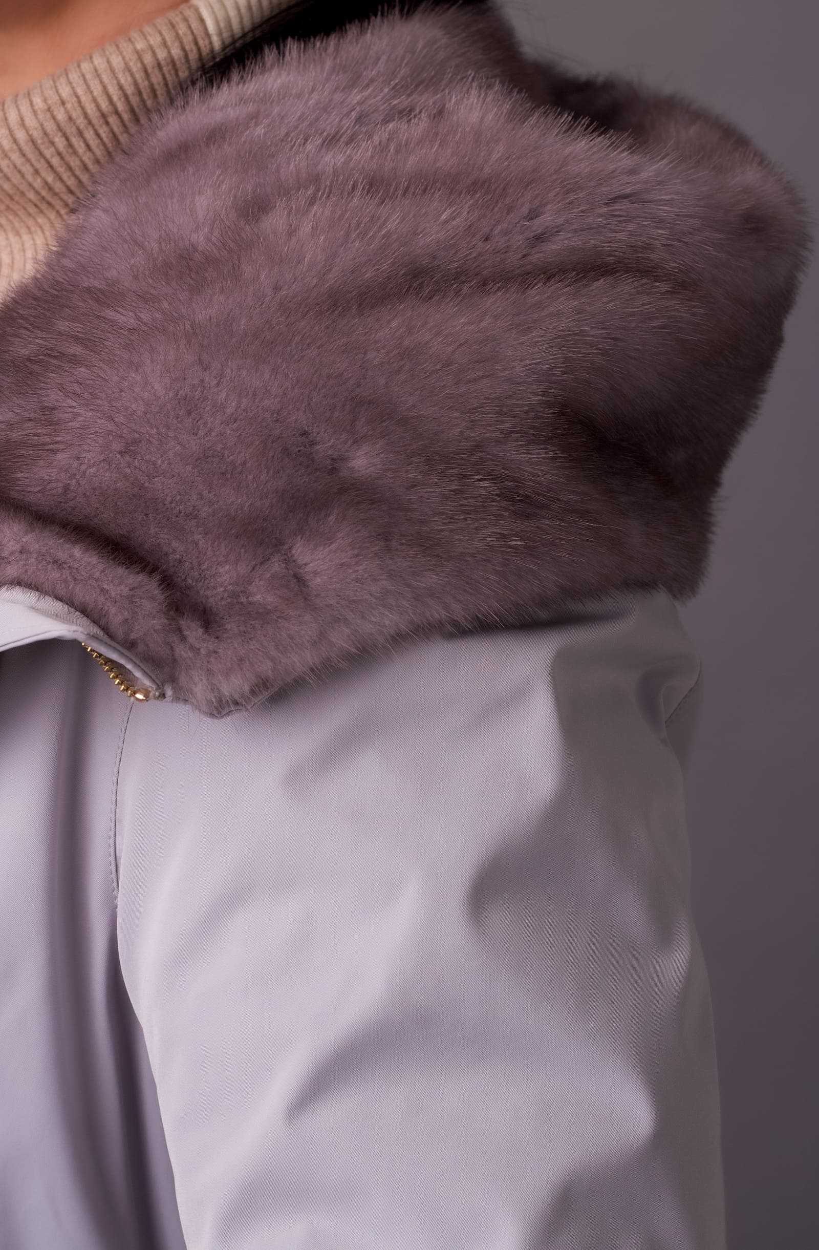 Купить парку с мехом норки KELLY