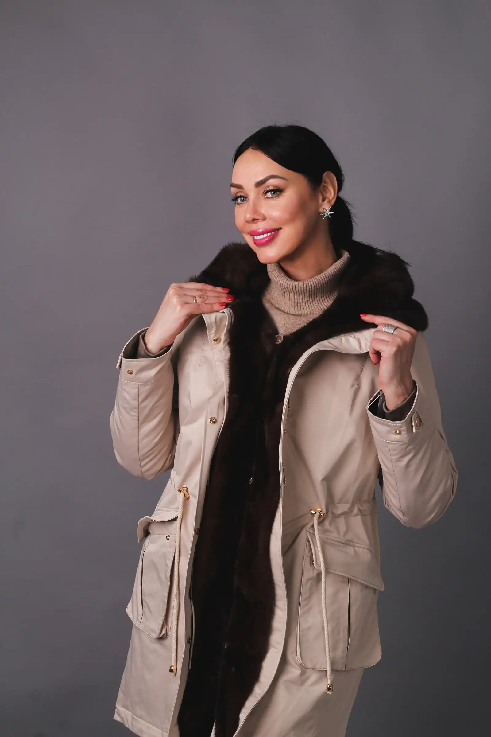 Парка с мехом норки KELLY